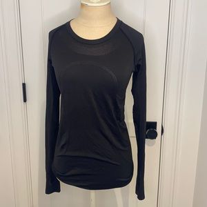 Black Long sleeve running shirt